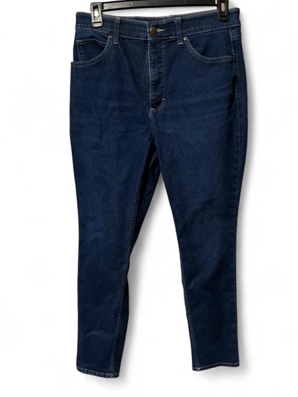 Dark Blue Women's Stretch Skinny Jeans Size 16